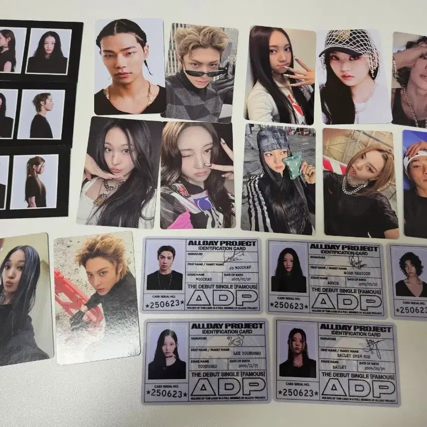 [SOLD OUT] 올데이 프로젝트 올데프 포토카드, 아이디카드, 키링 일괄 판매