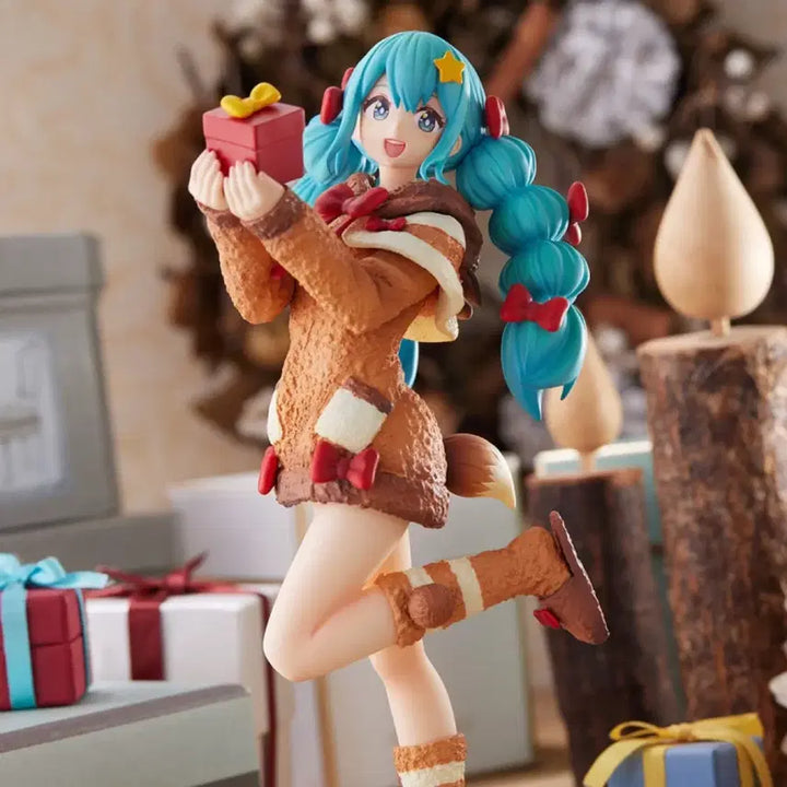 [BUNJANG] Vocaloid Hatsune Miku 2022 Winter Rudolph Figure / 보컬로이드 하츠네 미쿠 2022 윈터 루돌프 피규어 고전 미소녀 피규어
