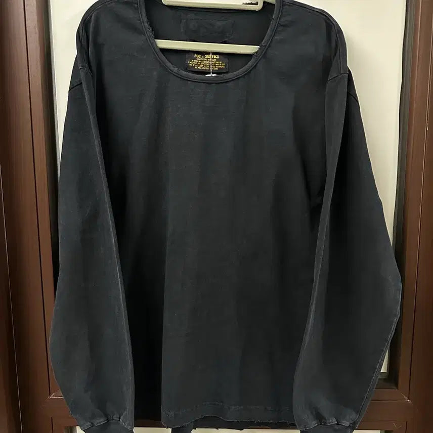 [BUNJANG] Pogservice Drape Long Sleeve / [1] 포그서비스 드레이프 롱슬리브 pogservice