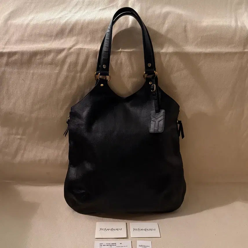 [BUNJANG] Yves Saint Laurent Metropolis Leather Tote Bag / 입생로랑 메트로폴리스 가죽 토트백