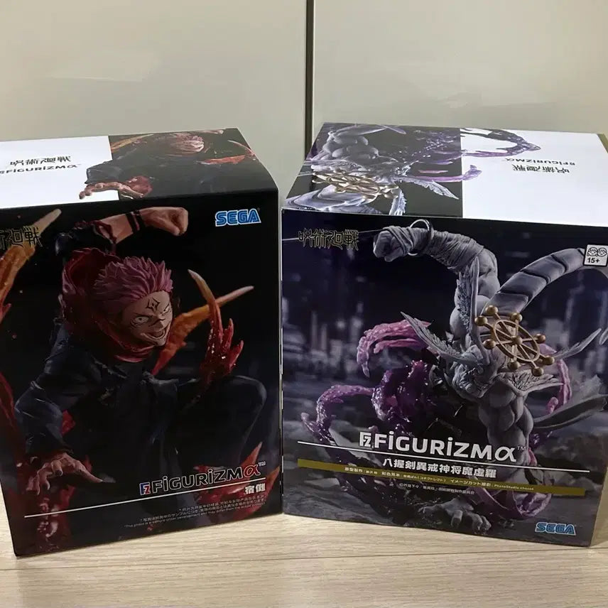 [SOLD OUT] 미개봉 세가 주술회전 피규어리즘 마허라/스쿠나 피규어 세트