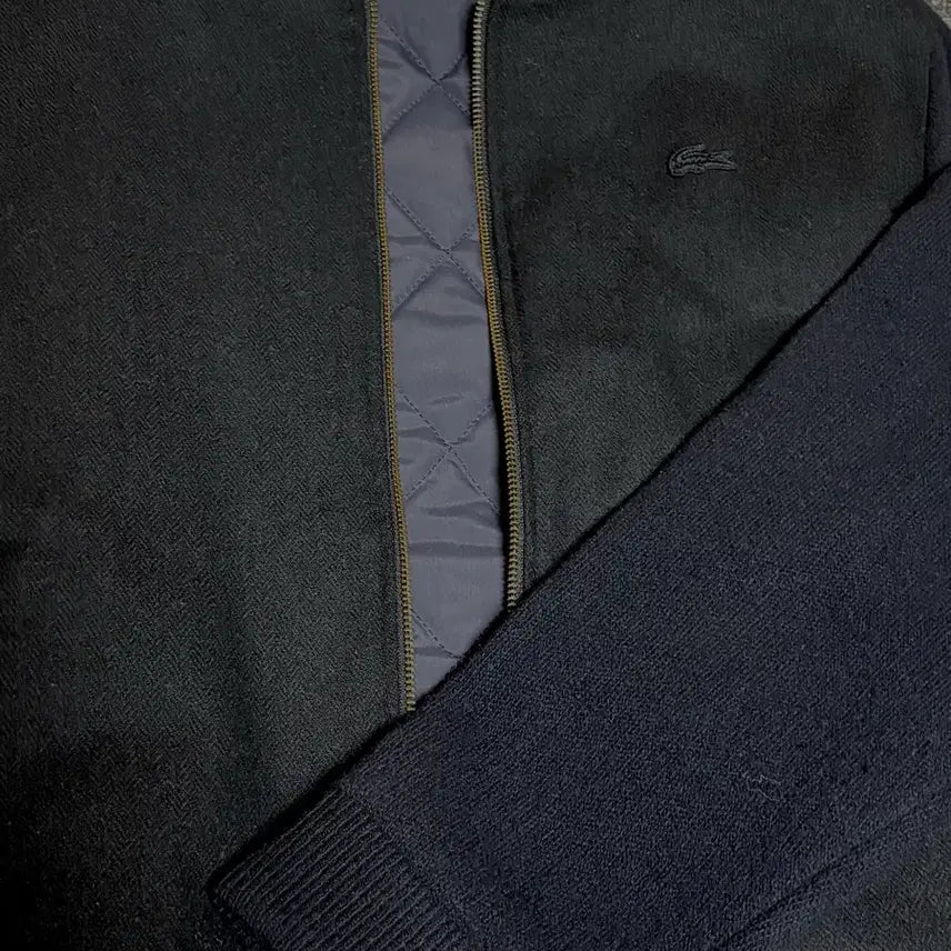 [BUNJANG] Lacoste Navy Bomber Jacket / 라코스테 네이비 봄버 자켓
