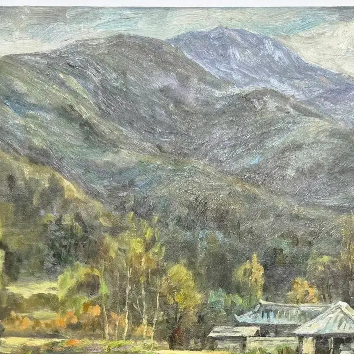 [BUNJANG] Ha Seok-man Landscape Oil Painting (No. 12) / 서양화가(하석만)산수화 유화 풍경화(12호)F