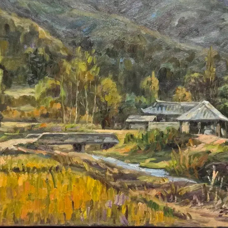 [BUNJANG] Ha Seok-man Landscape Oil Painting (No. 12) / 서양화가(하석만)산수화 유화 풍경화(12호)F