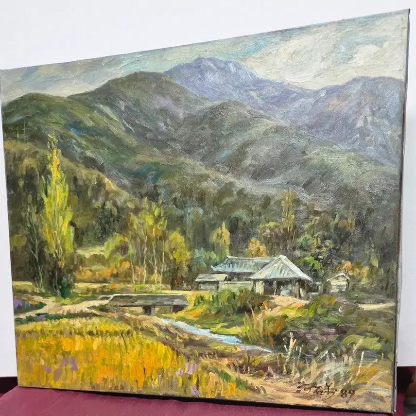 [BUNJANG] Ha Seok-man Landscape Oil Painting (No. 12) / 서양화가(하석만)산수화 유화 풍경화(12호)F