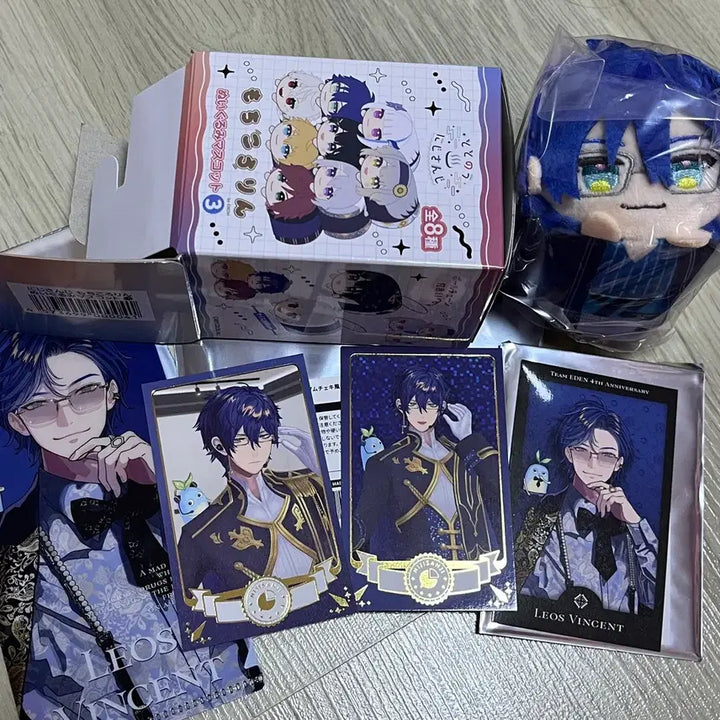 [BUNJANG] Nijisanji Leos.Vince Nuigurumi, Cheki Bundle Set / 니지산지 레오스 빈센트 누이 체키 일괄