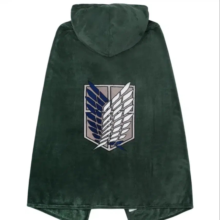 [BUNJANG] Frankfurter x Attack on Titan Survey Corps Cape Blanket / [미개봉] 프랭크버거 x 진격의 거인 조사병단 망토 담요
