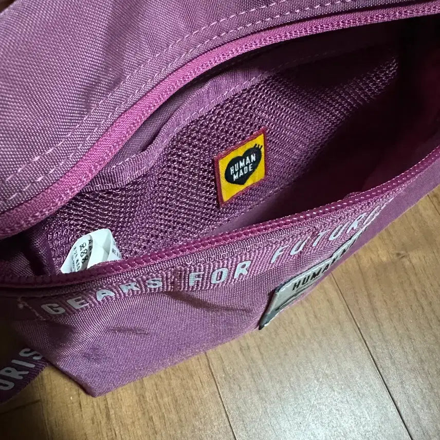 [BUNJANG] Human Made Sacoche Crossbody Bag Purple Messenger Bag / 휴먼메이드 사코슈 크로스백 퍼플 메신저백 숄더백 토트백