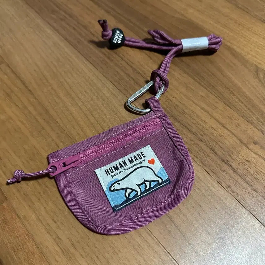 [SOLD OUT] 휴먼메이드 나일론 카드 케이스 퍼플 크로스백 메신저백 숄더백