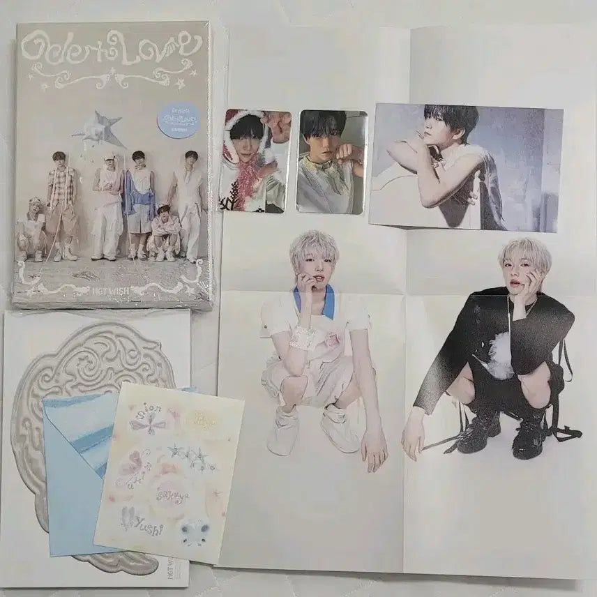 [BUNJANG] NCT WISH Jaehee Ode to Love Album First Press Limited Edition Package Photocard Set / (재희 포카 세트)엔시티위시 ode to love 앨범 초회한정반 패키지