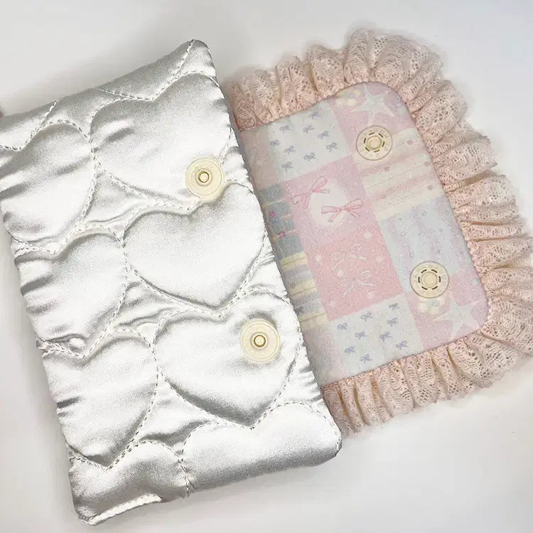 [BUNJANG] E.H Lace Patchwork M5 Diary Binder / [E.H] 레이스 패치워크 M5 다이어리 바인더