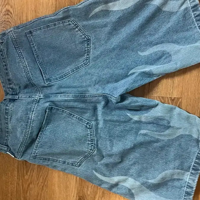 [BUNJANG] Adidas Frame Denim Shorts / 아이다스 프레임 데님 반바지