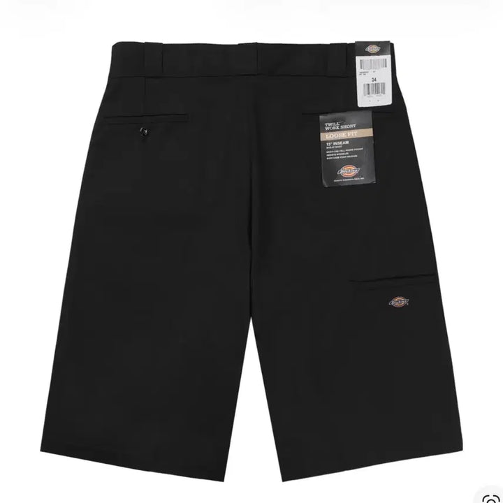 [BUNJANG] Dickies 13-Inch Loose Fit Flat Front Work Shorts Black / 디키즈 루즈핏 13인치 플랫 프런트 워크 쇼츠 블랙