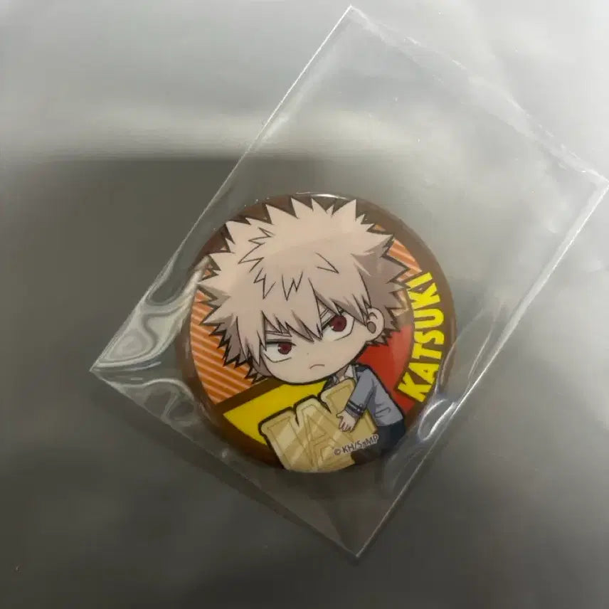 [BUNJANG] My Hero Academia Bakugo Katsuki School Uniform Chibi Badge / 나의 히어로 아카데미아 바쿠고 카츠키 캔뱃지 교복 치비