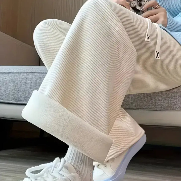 [BUNJANG] Ivory Corduroy Banding Pants (M) / 아이보리 코듀로이 밴딩 팬츠 새상품 m 55