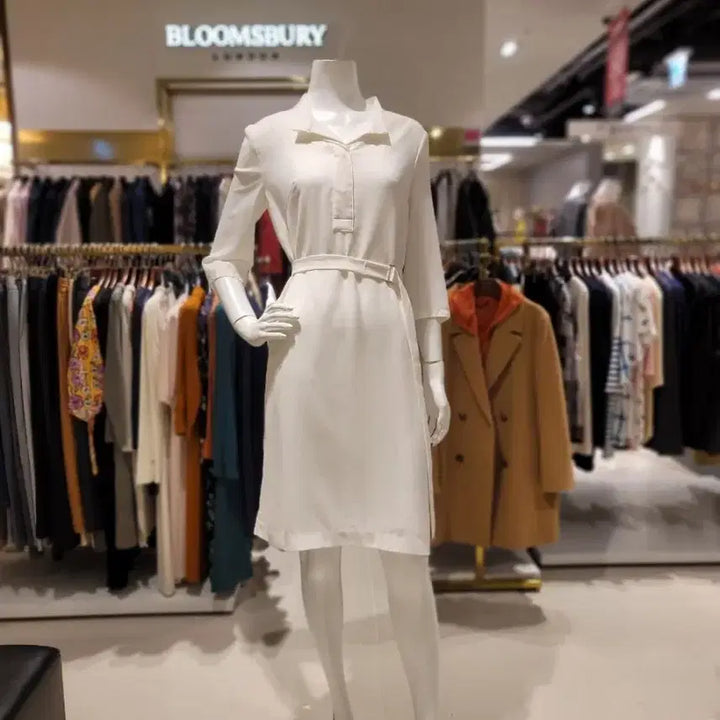 [BUNJANG] KEITH White Shirt Dress / KEITH 키이스 SS 화이트 셔츠 원피스