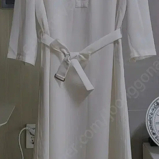 [BUNJANG] KEITH White Shirt Dress / KEITH 키이스 SS 화이트 셔츠 원피스