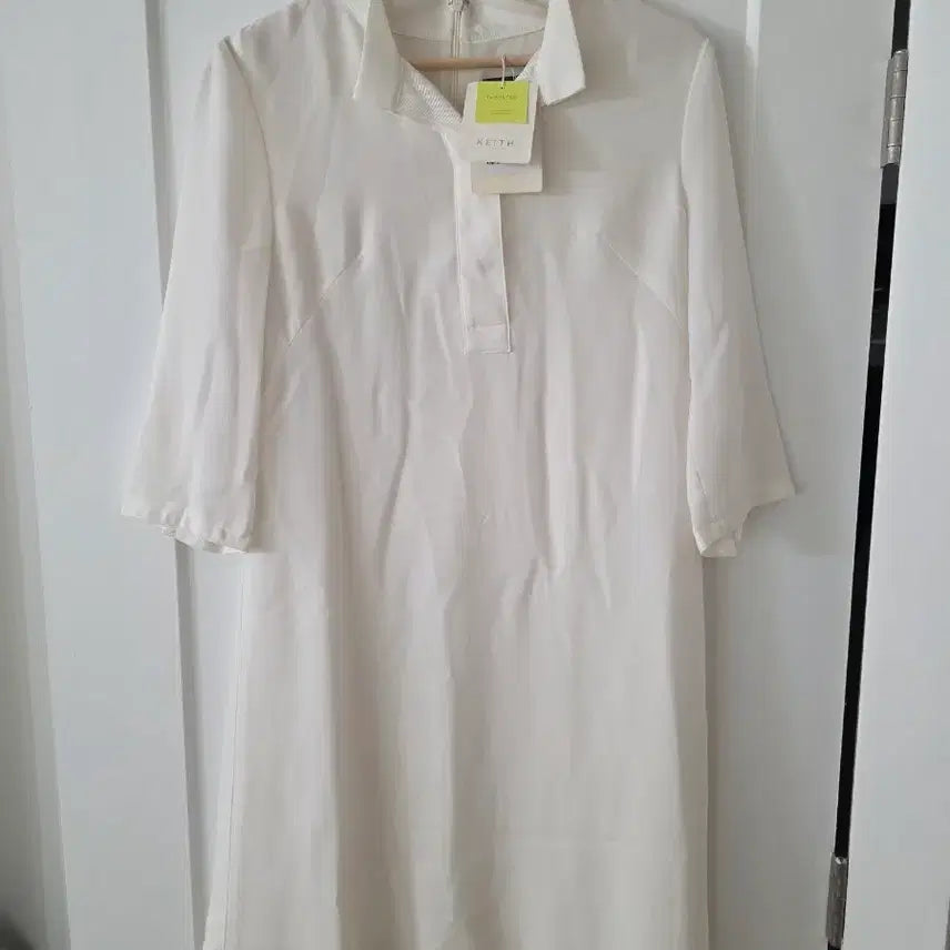 [BUNJANG] KEITH White Shirt Dress / KEITH 키이스 SS 화이트 셔츠 원피스