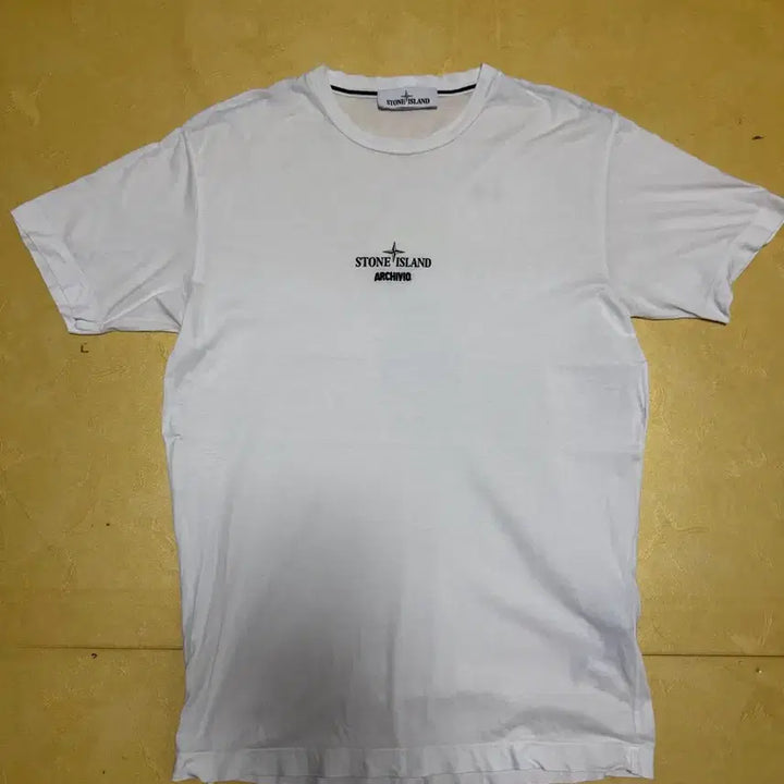[BUNJANG] Stone Island Archivio White T-Shirt M / 스톤아일랜드 아르키비오 화이트 반팔티 M