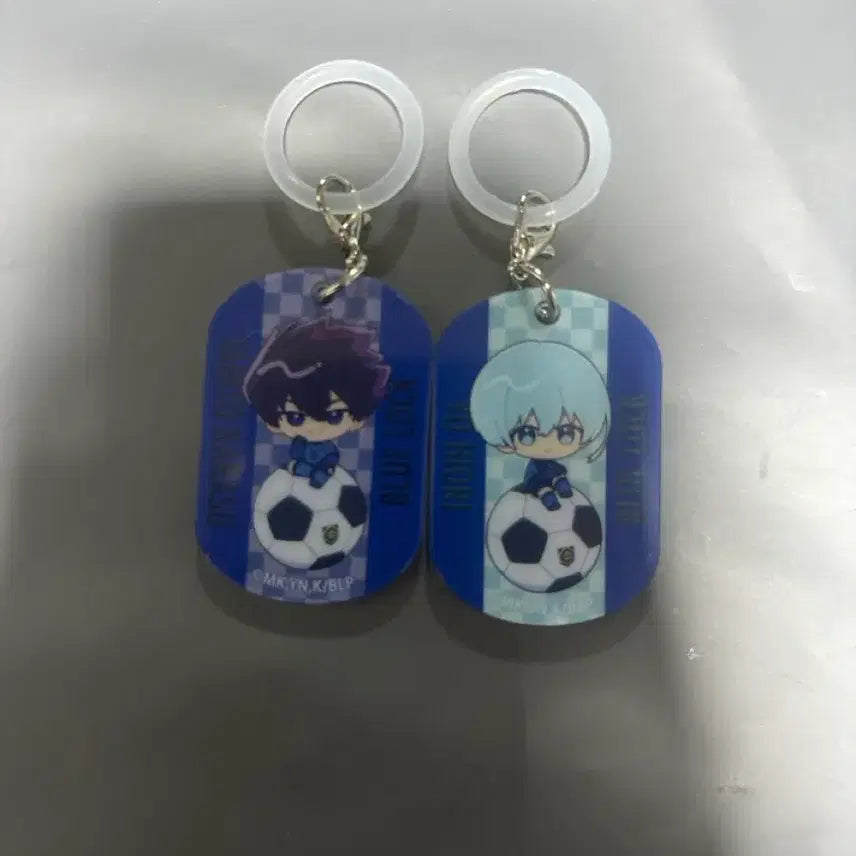 [BUNJANG] Blue Lock Hiori/Karas Acrylic Keyring / 블루록 히오리/카라스 아크릴 메지루시 키링