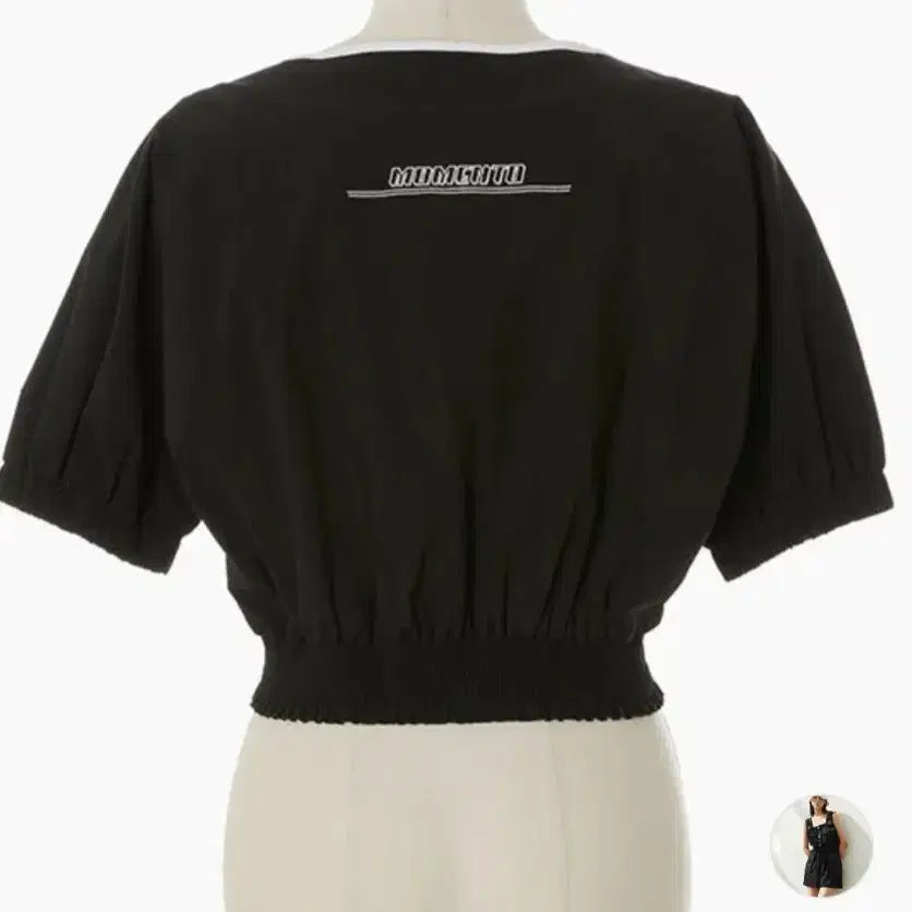 [BUNJANG] EGOIST Black Cropped Jumper / 에고이스트 점퍼