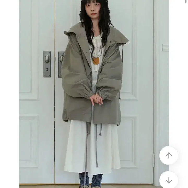 [BUNJANG] Tilde Seoul Cotton Field Jacket / 틸데서울 야상 에이블리 지그재그 여성 야상 코트