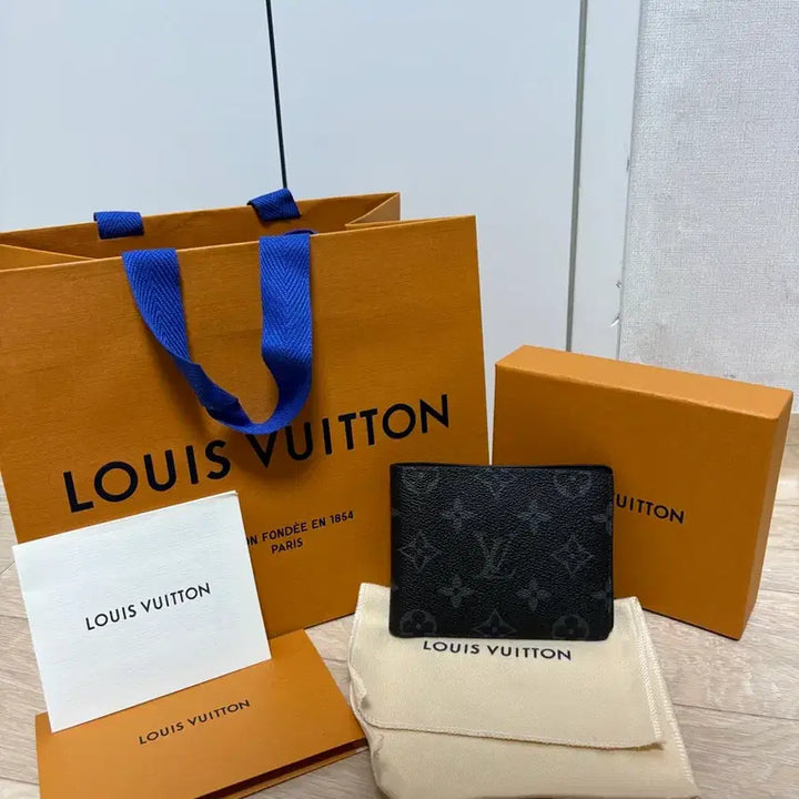 [BUNJANG] Louis Vuitton Eclipse Multiple Wallet / (새상품급, 풀구성) 루이비통 이클립스 멀티플 반지갑