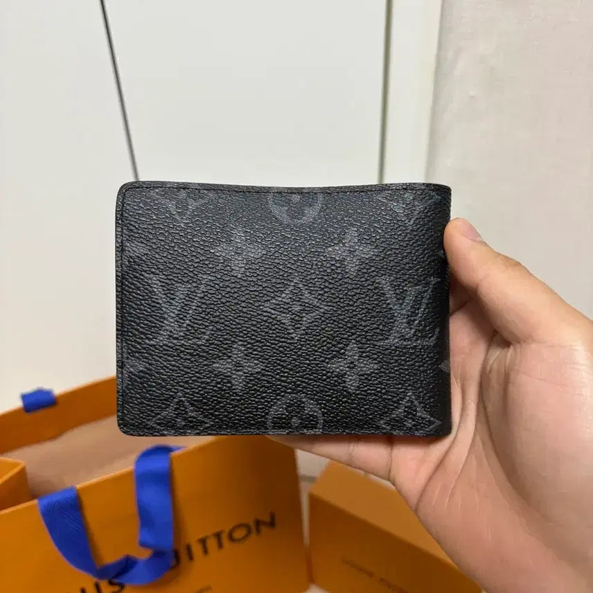 [BUNJANG] Louis Vuitton Eclipse Multiple Wallet / (새상품급, 풀구성) 루이비통 이클립스 멀티플 반지갑