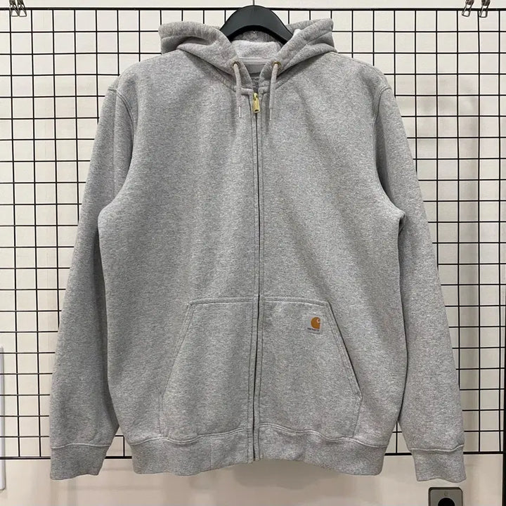 [BUNJANG] Carhartt Loose Fit Midweight Hooded Zip-Up Header Grey 2XL / <2XL> 칼하트 루즈핏 미드웨이트 후드집업 헤더그레이