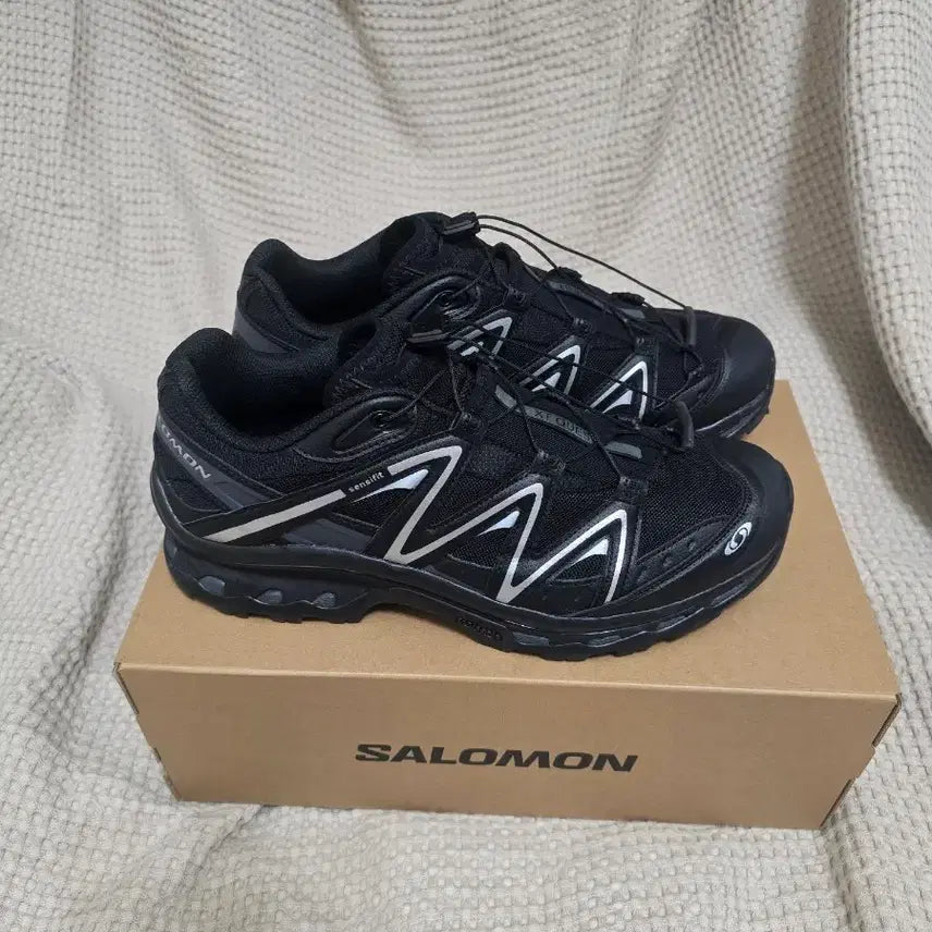 [BUNJANG] Salomon XT-Quest Black Silver Sneakers / (280)살로몬 xt-퀘스트 블랙 실버