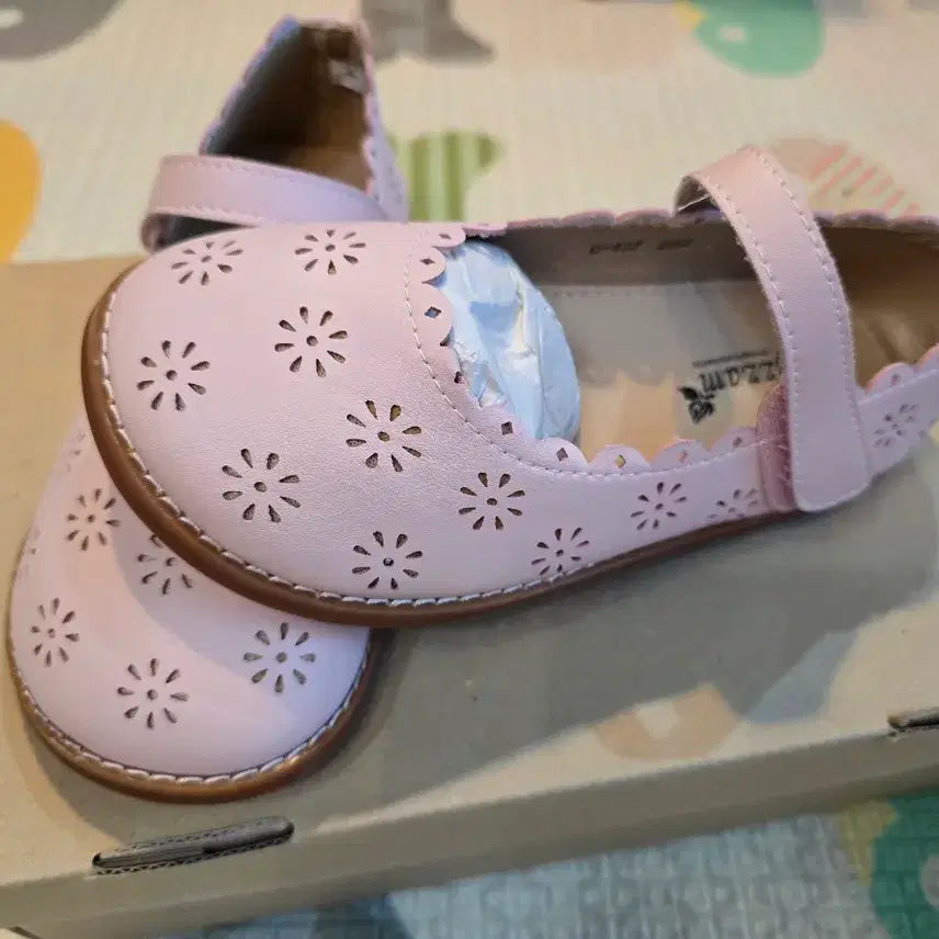 [BUNJANG] Baby Pink Flat Mary Jane Shoes (Size 200) / 연핑크 플랫 메리제인 구두200
