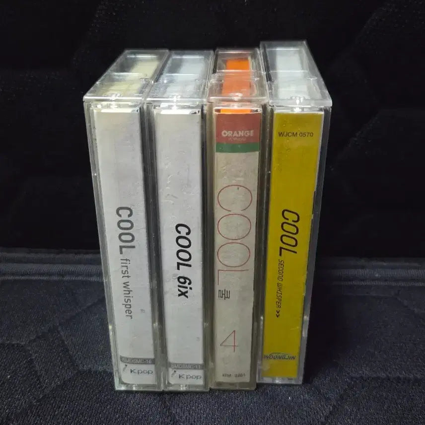 [BUNJANG] COOL Cassette Tape 4-Set / [특가] 쿨(COOL) 카세트 테이프 4종 세트 카세트테잎