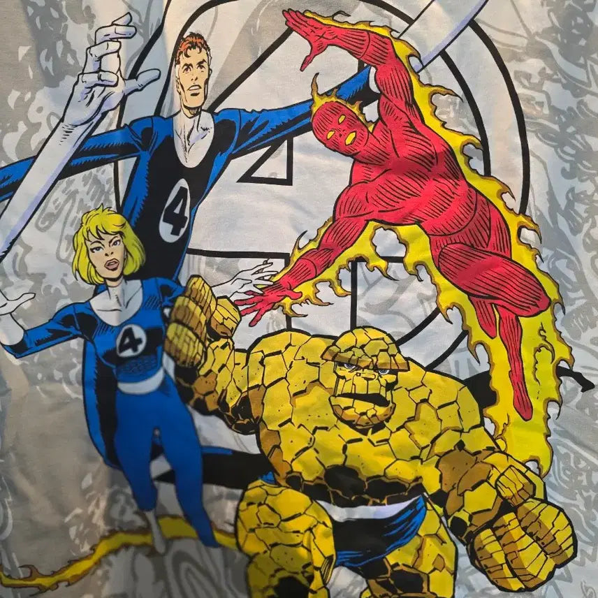 [BUNJANG] Marvel Fantastic Four Official T-shirt / 오피셜 굿즈. 마블 판타스틱4. 반팔 티셔츠.