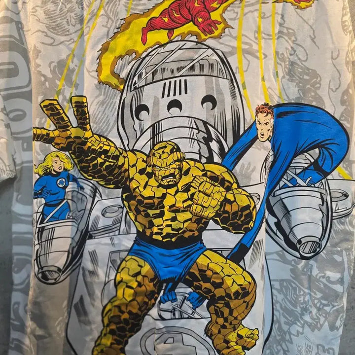 [BUNJANG] Marvel Fantastic Four Official T-shirt / 오피셜 굿즈. 마블 판타스틱4. 반팔 티셔츠.