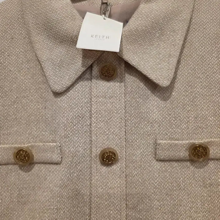 [BUNJANG] KEITH FW Beige Tailored Dress / KEITH FW 키이스 베이지 정장 원피스
