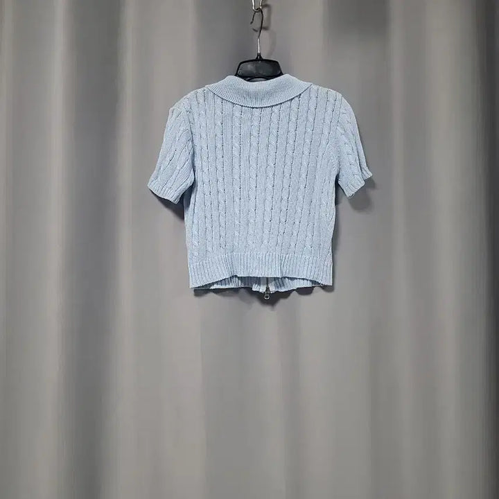 [BUNJANG] Cable Knit Zip-up Cardigan / 케이블  카라 니트 집업