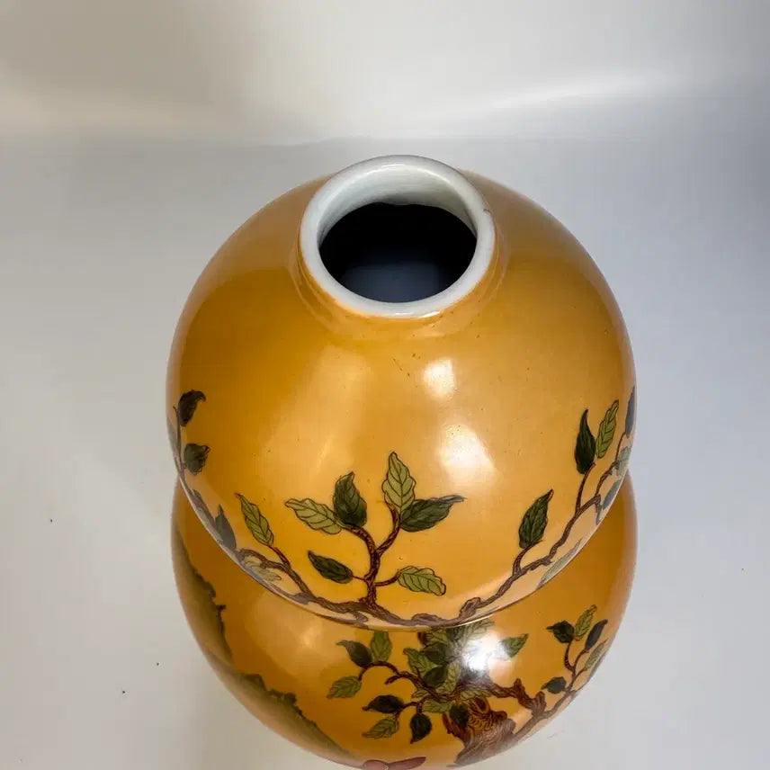 [BUNJANG] Lang Xueling Rabbit Motif Gourd Vase / 랑세령 분체 토끼문 호로병