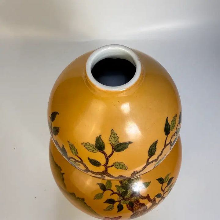 [BUNJANG] Lang Xueling Rabbit Motif Gourd Vase / 랑세령 분체 토끼문 호로병