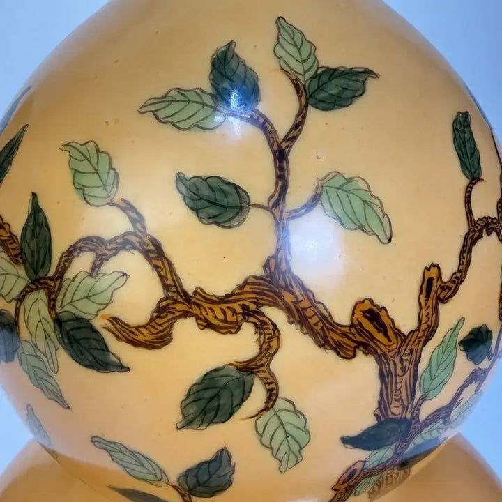 [BUNJANG] Lang Xueling Rabbit Motif Gourd Vase / 랑세령 분체 토끼문 호로병