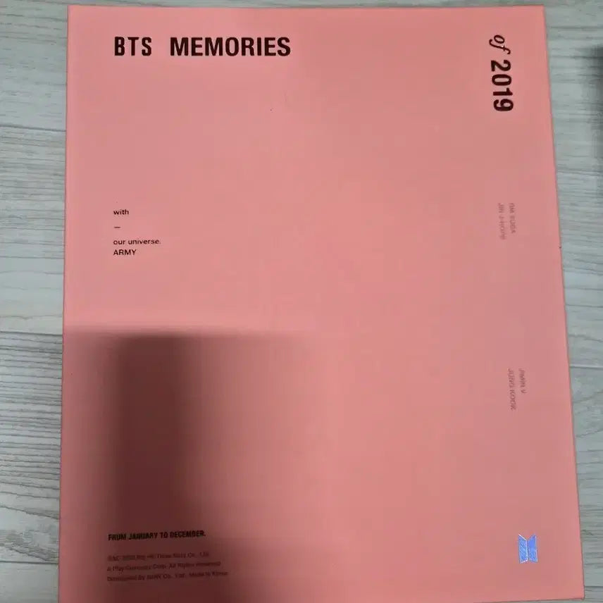 [BUNJANG] BTS Memories 2019 Photocard Included / bts memories 2019 포카포함 판매합니다
