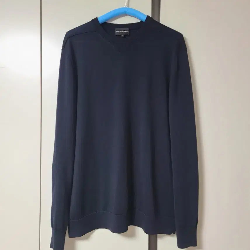 [BUNJANG] Armani Essential Navy Knit Sweater / 알마니 정품 니트 ARMANI_essential