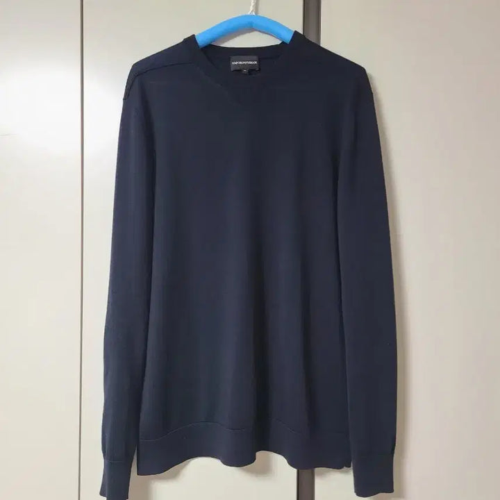[BUNJANG] Armani Essential Navy Knit Sweater / 알마니 정품 니트 ARMANI_essential
