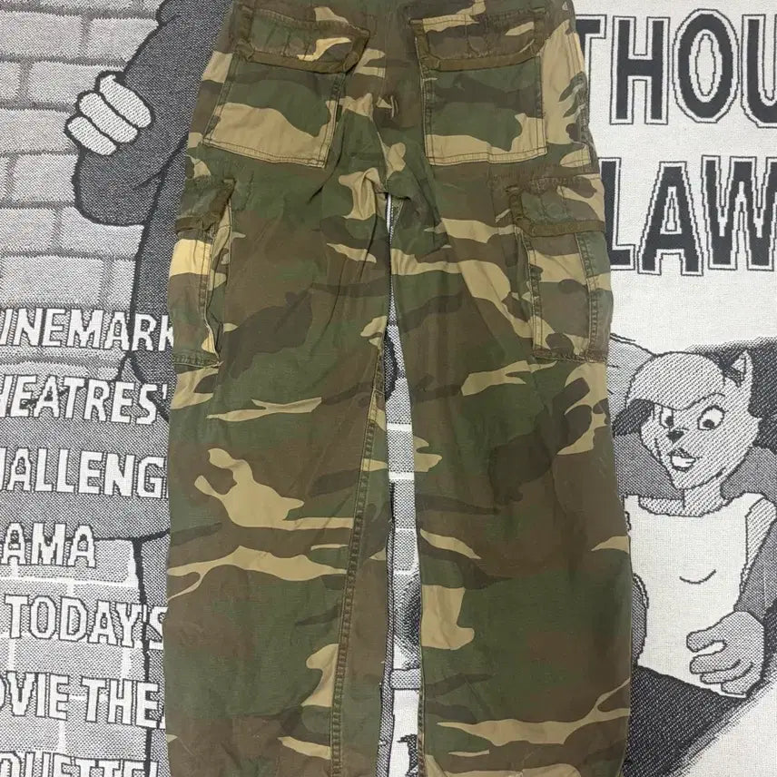 [BUNJANG] Keto House Detail Camo Cargo Pants / 케토하우스 디테일 카모 카고 팬츠