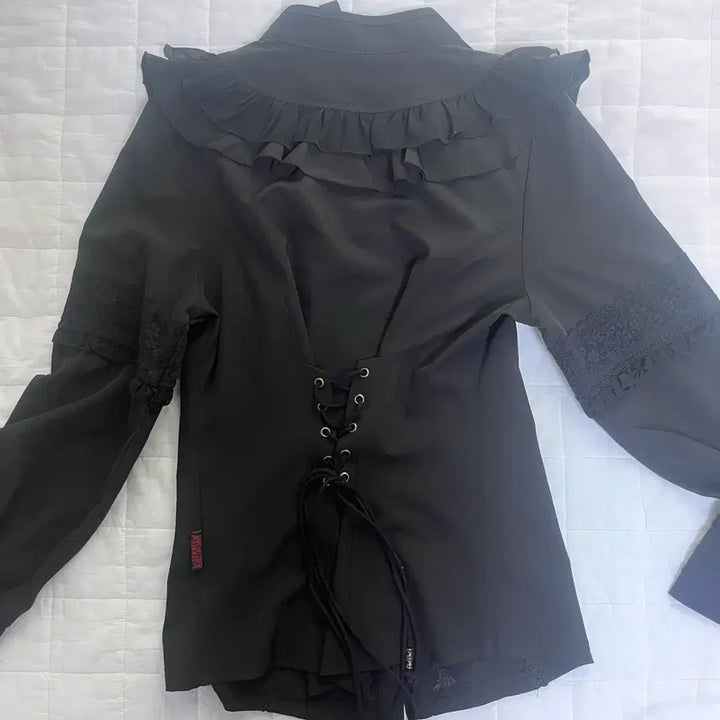 [BUNJANG] Ozz Oneste China Lace-up Blouse / 오즈온 ozz oneste 오즈오네스트 차이나 레이스업 블라우스