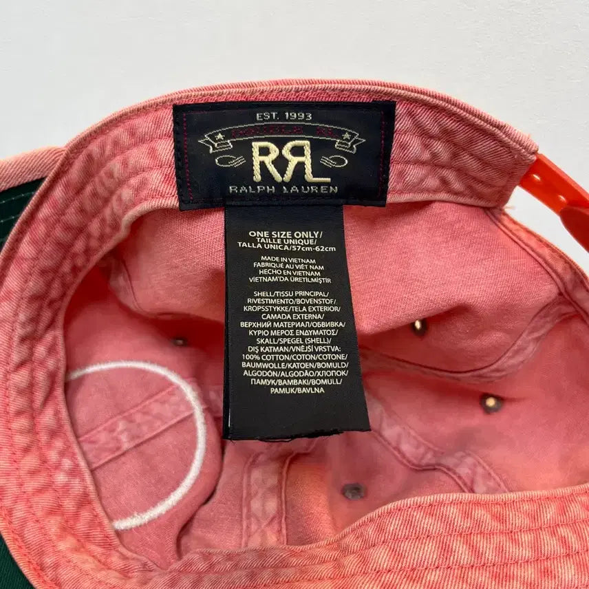 [BUNJANG] RRL Twill Ball Cap Pink / Rrl 트윌볼캡 핑크