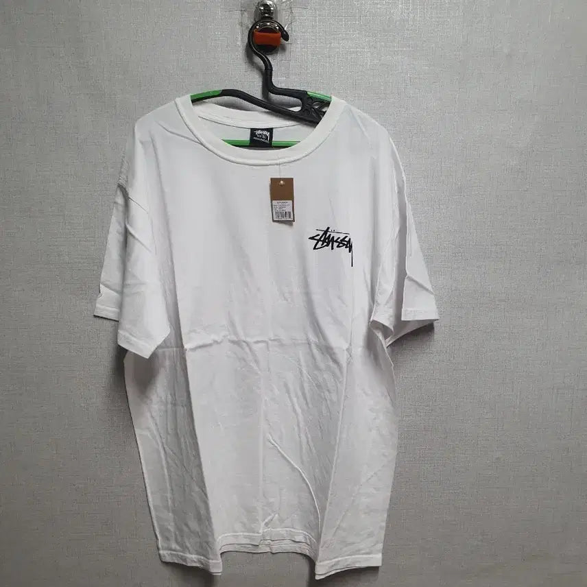 [BUNJANG] Stussy T-shirt White XL / 스투시 반팔 티셔츠 화이트 새상품xl