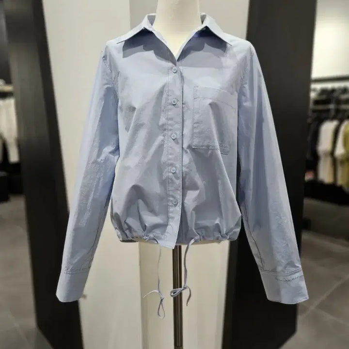 [SOLD OUT] 보브 코튼 크롭 셔츠 S