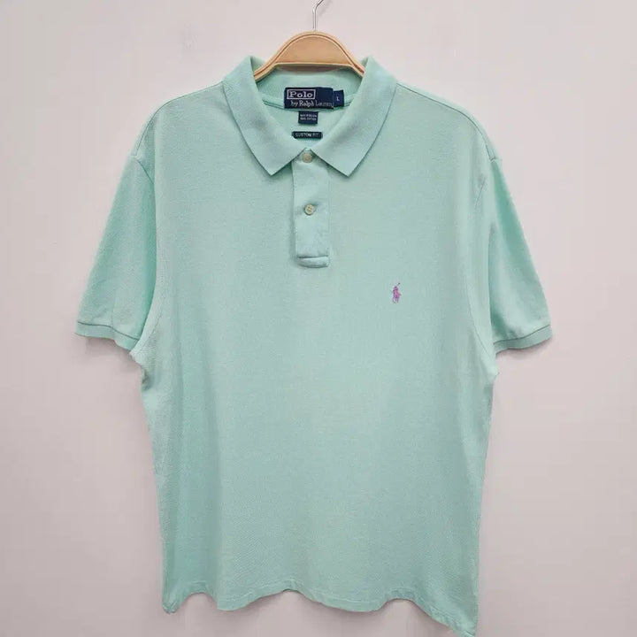 [BUNJANG] Polo Ralph Lauren Sky Blue Short Sleeve Polo Shirt / 폴로 남성 티셔츠 100사이즈