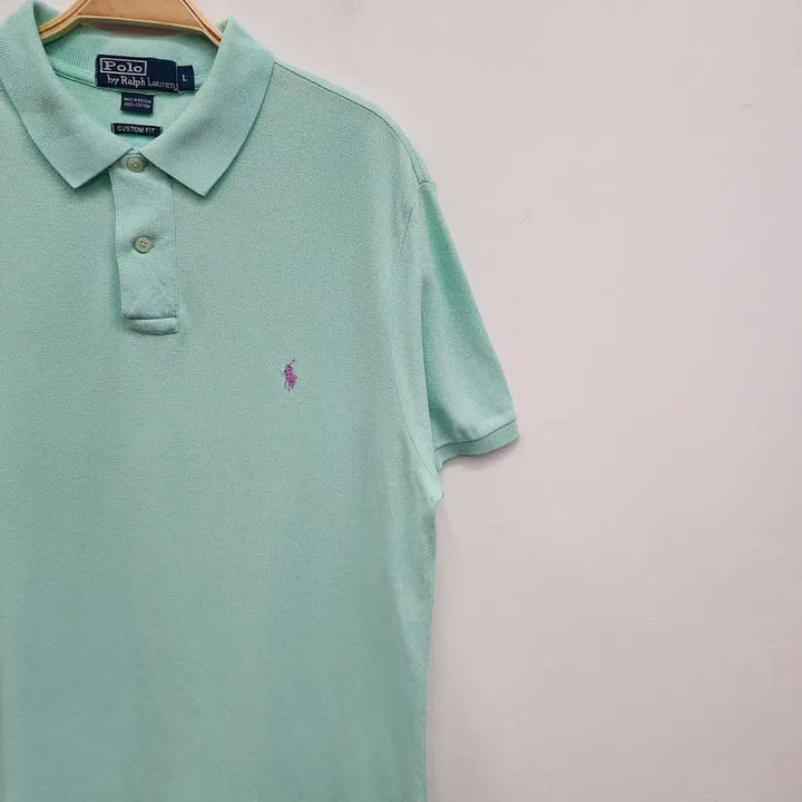 [BUNJANG] Polo Ralph Lauren Sky Blue Short Sleeve Polo Shirt / 폴로 남성 티셔츠 100사이즈