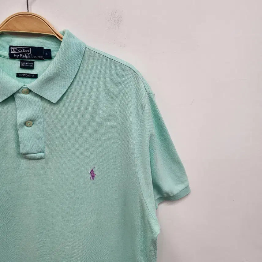 [BUNJANG] Polo Ralph Lauren Sky Blue Short Sleeve Polo Shirt / 폴로 남성 티셔츠 100사이즈